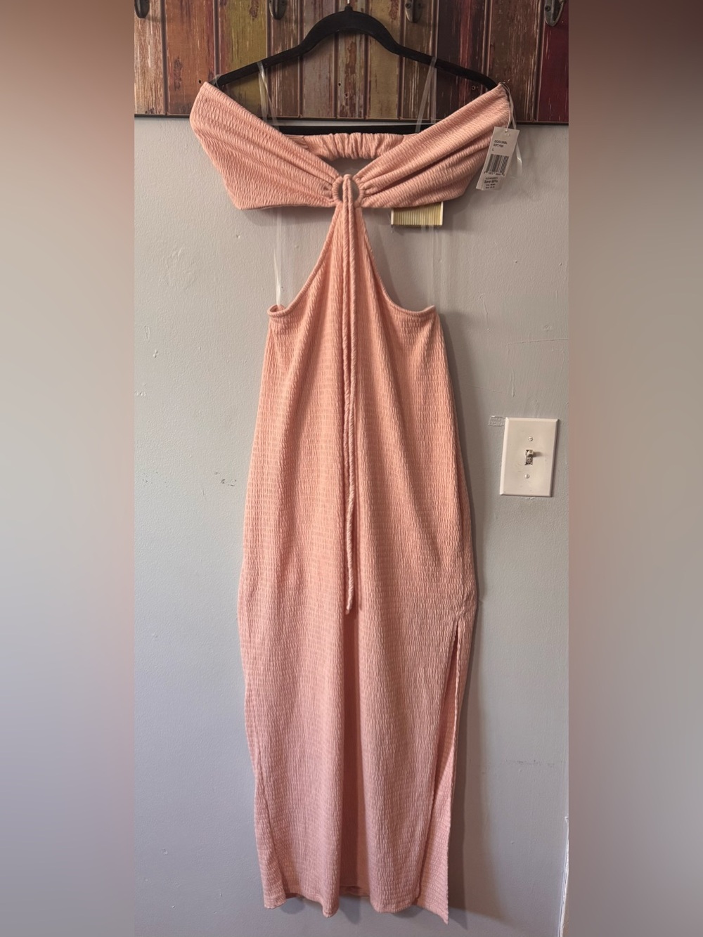 Fore Halter Cutout Midi Dress Women's Size large - Picture 4 of 9